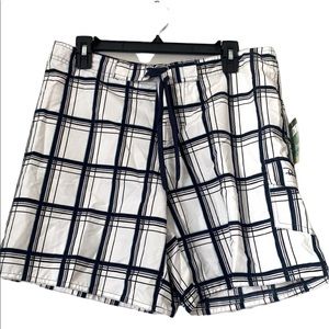 Panama Jack Boys Plaid Swim Trunks